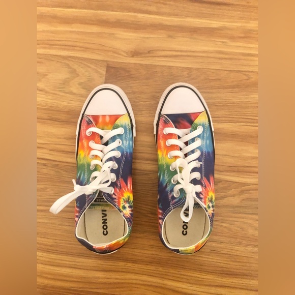 Converse All Stars Colorful Tie Dye low sneakers unisex size W 8 or M 6 - Picture 3 of 11